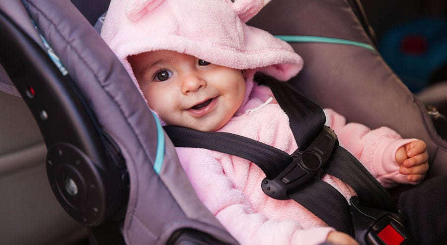 How long is outlet infant car seat used