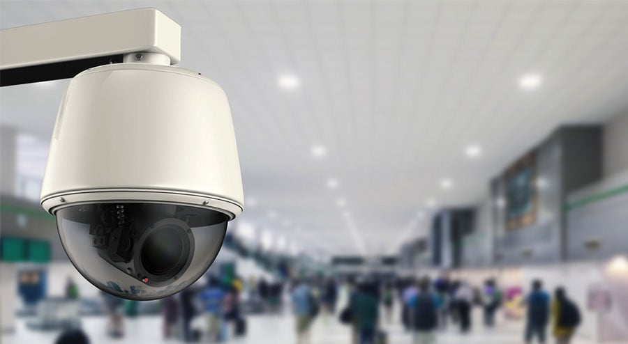 dome shaped security camera